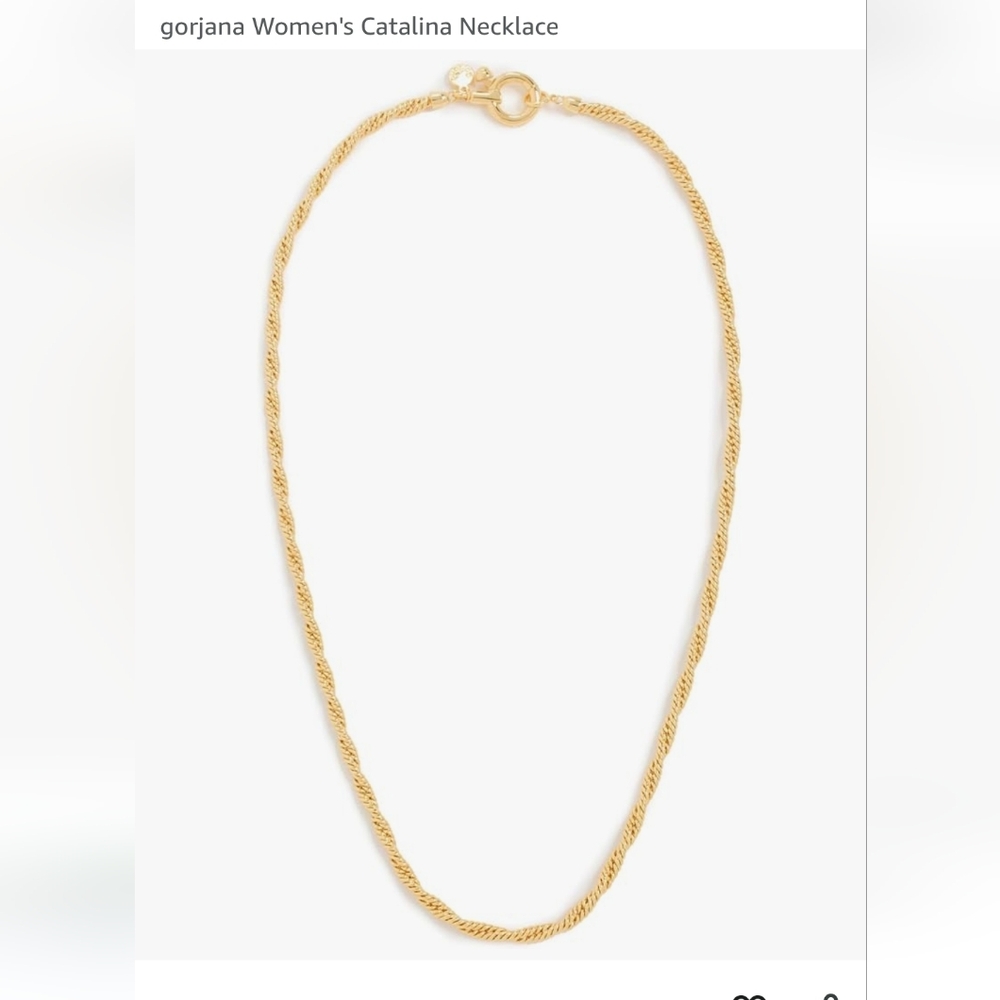 Gorjana Catalina Gold Twisted Chain Necklace